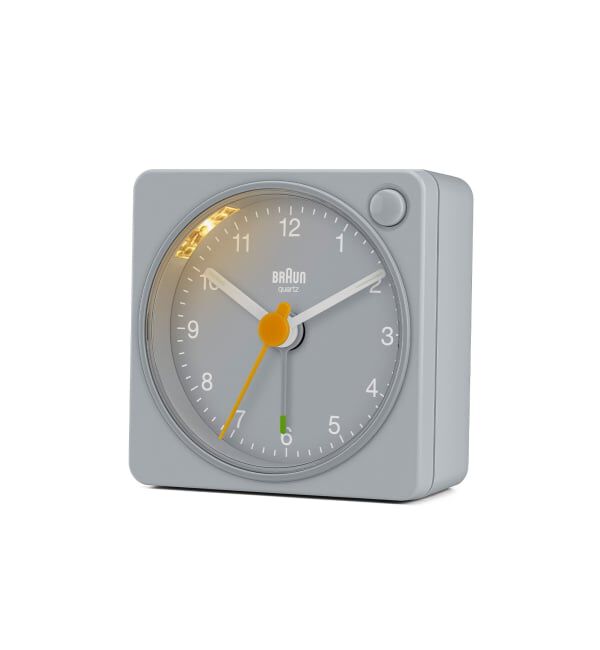 HIROB「BRAUN ALARM CLOCK GRAY BC02XG」|クロック・置時計|