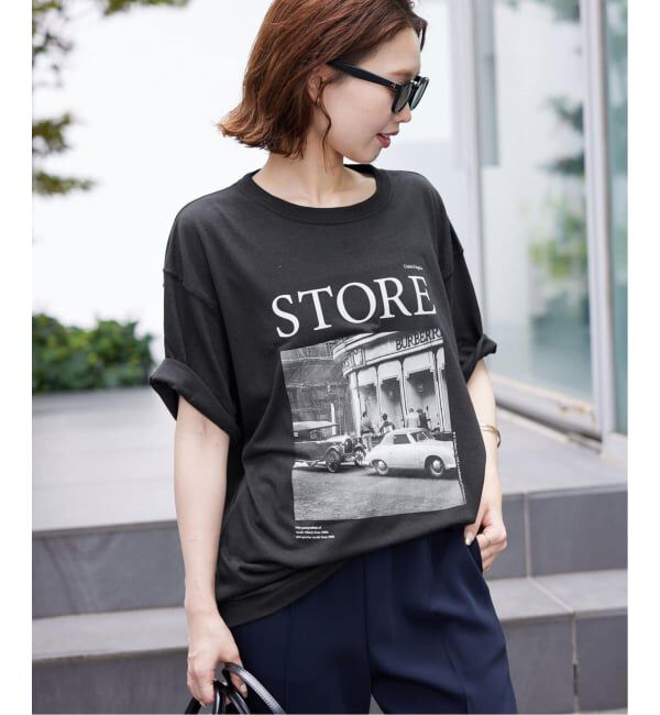 SLOBE IENA「《WEB限定/追加》LIFEフォトルーズTEE」|Tシャツ・カットソー|