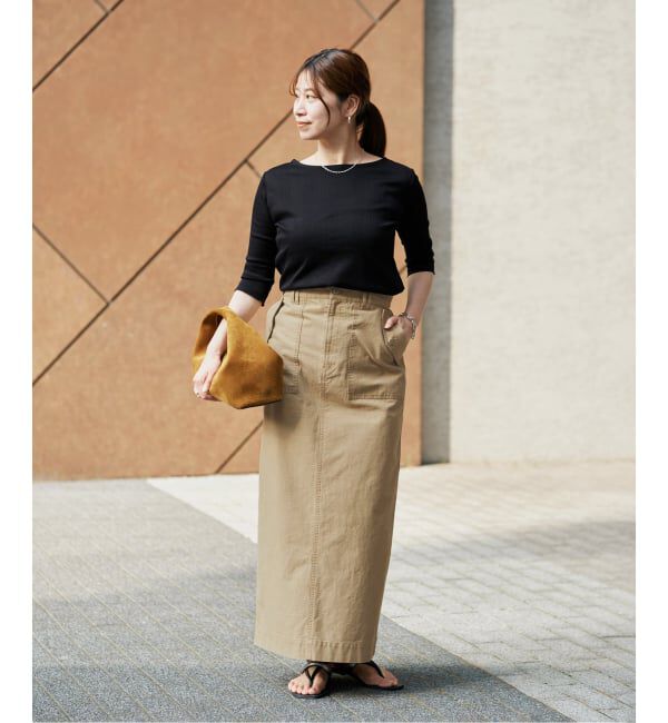 VERMEIL par iena「《追加》Ballet neck RIB プルオーバー」|Tシャツ・カットソー|