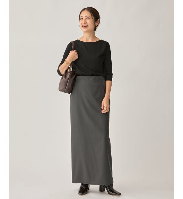 VERMEIL par iena「《追加》Ballet neck RIB プルオーバー」|Tシャツ・カットソー|