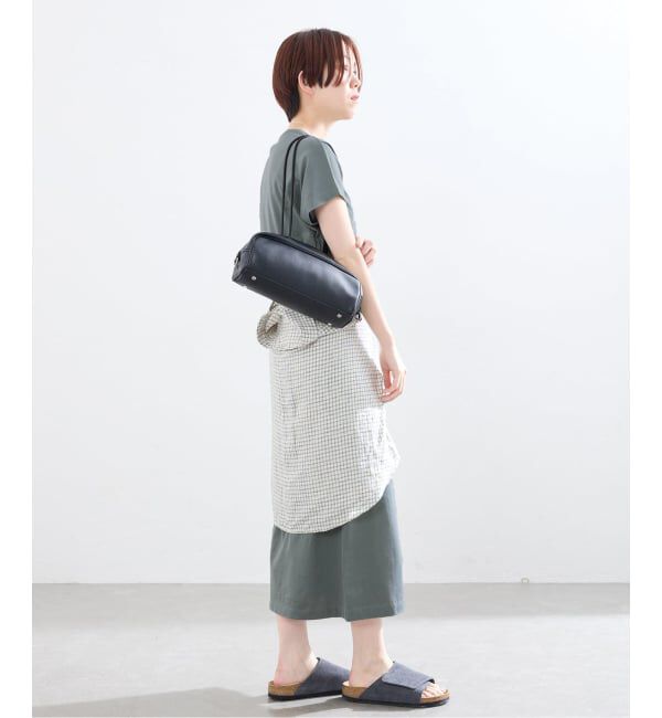 IENA「ATON/エイトン SUVIN 60/2 CAP SLEEVE DRESS ワンピース」|ワンピース|