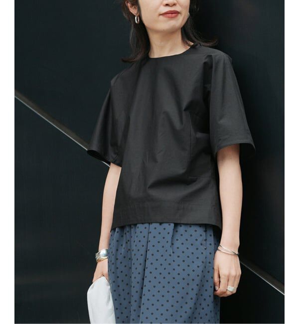 VERMEIL par iena「cotton back satin T-ブラウス」|シャツ・ブラウス|