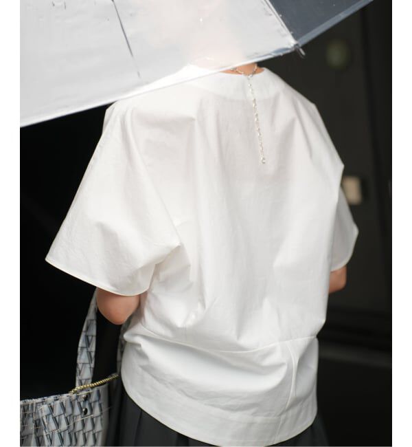 VERMEIL par iena「cotton back satin T-ブラウス」|シャツ・ブラウス|