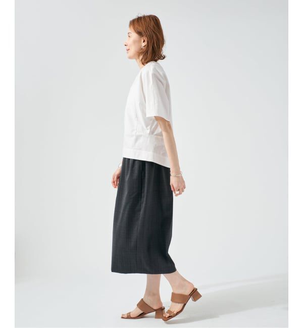 VERMEIL par iena「cotton back satin T-ブラウス」|シャツ・ブラウス|