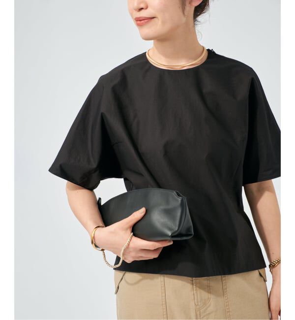 VERMEIL par iena「cotton back satin T-ブラウス」|シャツ・ブラウス|