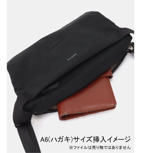 VERMEIL par iena「《追加》Bellroy ベルロイ Lite Sling BLLA-BLK-234」|ショルダー・メッセンジャー|