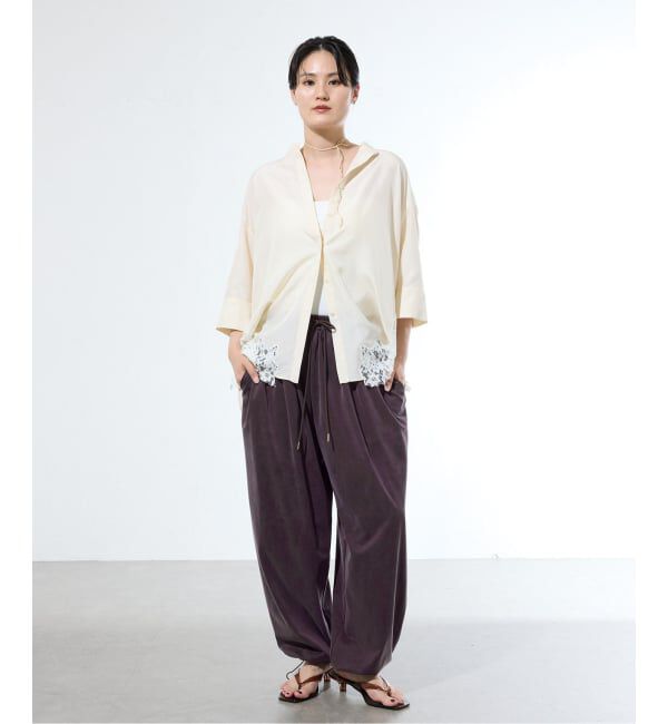 IENA「《一部店舗限定》フィブリルジャージードロストイージーパンツ」|その他|