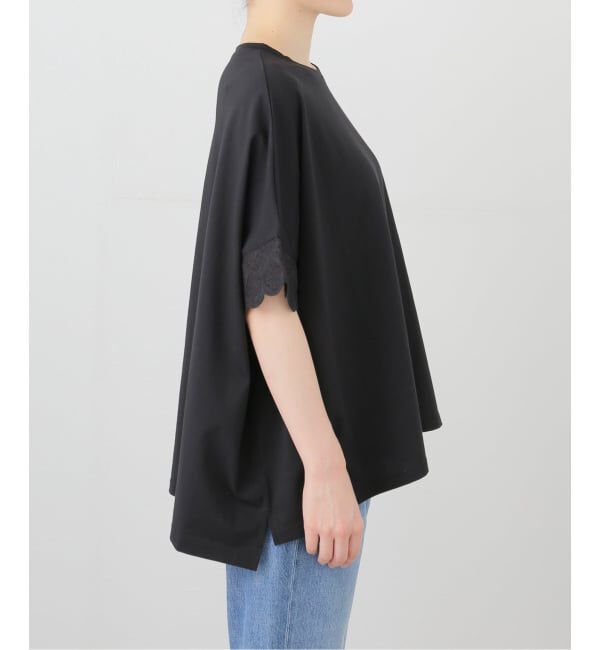 SLOBE IENA「《WEB限定/追加2予約》レースコンビニュアンスプルオーバー」|Tシャツ・カットソー|