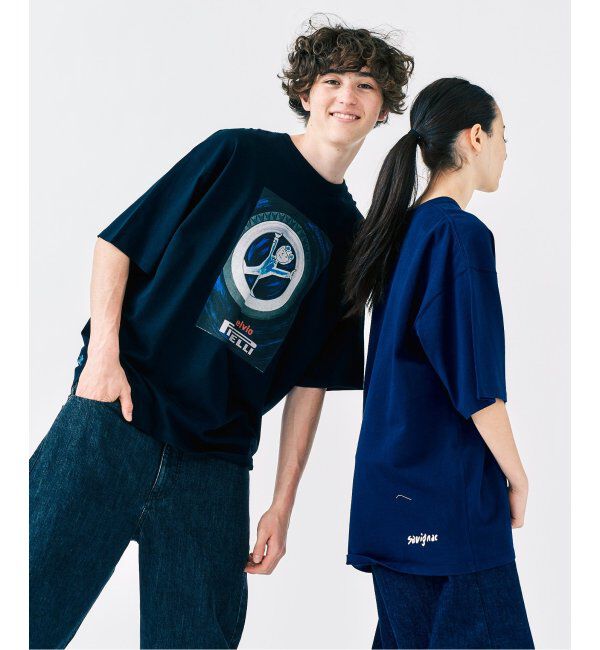 417 EDIFICE「SAVIGNAC サヴィニャック 別注 French Company プリントTシャツ 2」|Tシャツ・カットソー|