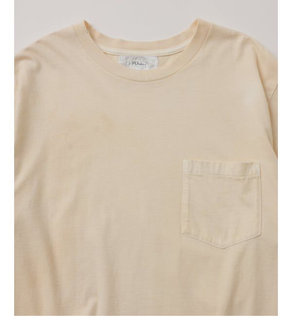 JOURNAL STANDARD「【FOLL / フォル】brushed garment dye tee」|Tシャツ・カットソー|