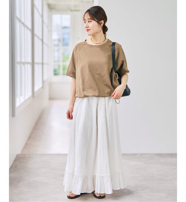 Spick and Span「《一部店舗+WEB限定》ドットエンブロイダリースカート」|スカート|