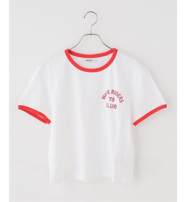 U by SPICK&SPAN「NOICE / ノイス W CRACKED RINGER T-SHIRTS」|Tシャツ・カットソー|
