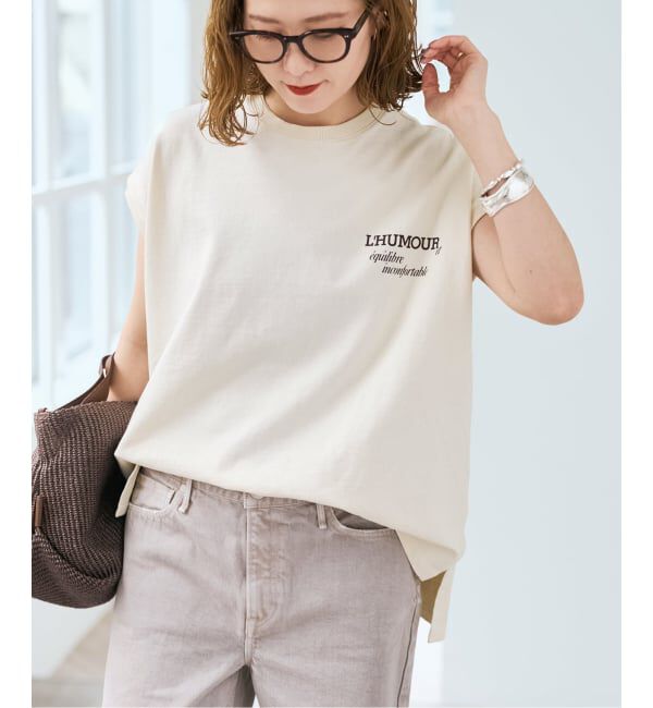 Spick and Span「upper hights/アッパーハイツ 別注BIG NO SLEEVE TEE*」|Tシャツ・カットソー|