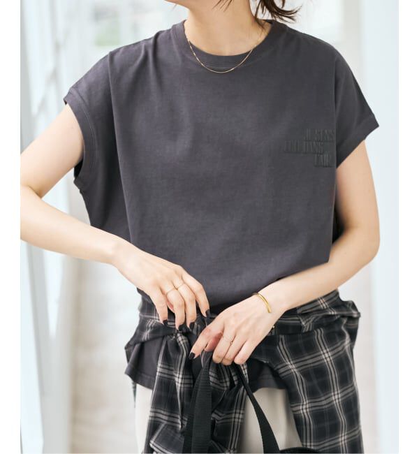 Spick and Span「upper hights/アッパーハイツ 別注BIG NO SLEEVE TEE*」|Tシャツ・カットソー|