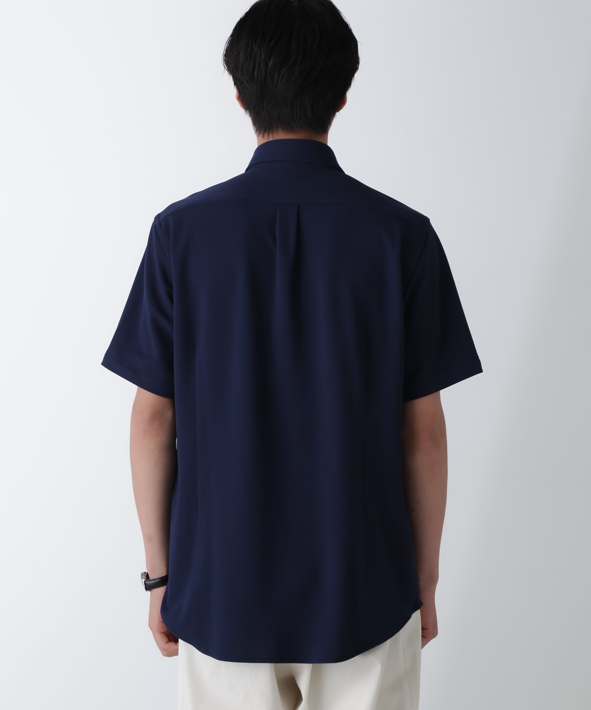 nano･universe「｢N SHIRTS｣AQUA RHYTHM(R)鹿の子シャツ 半袖」|シャツ・ブラウス|