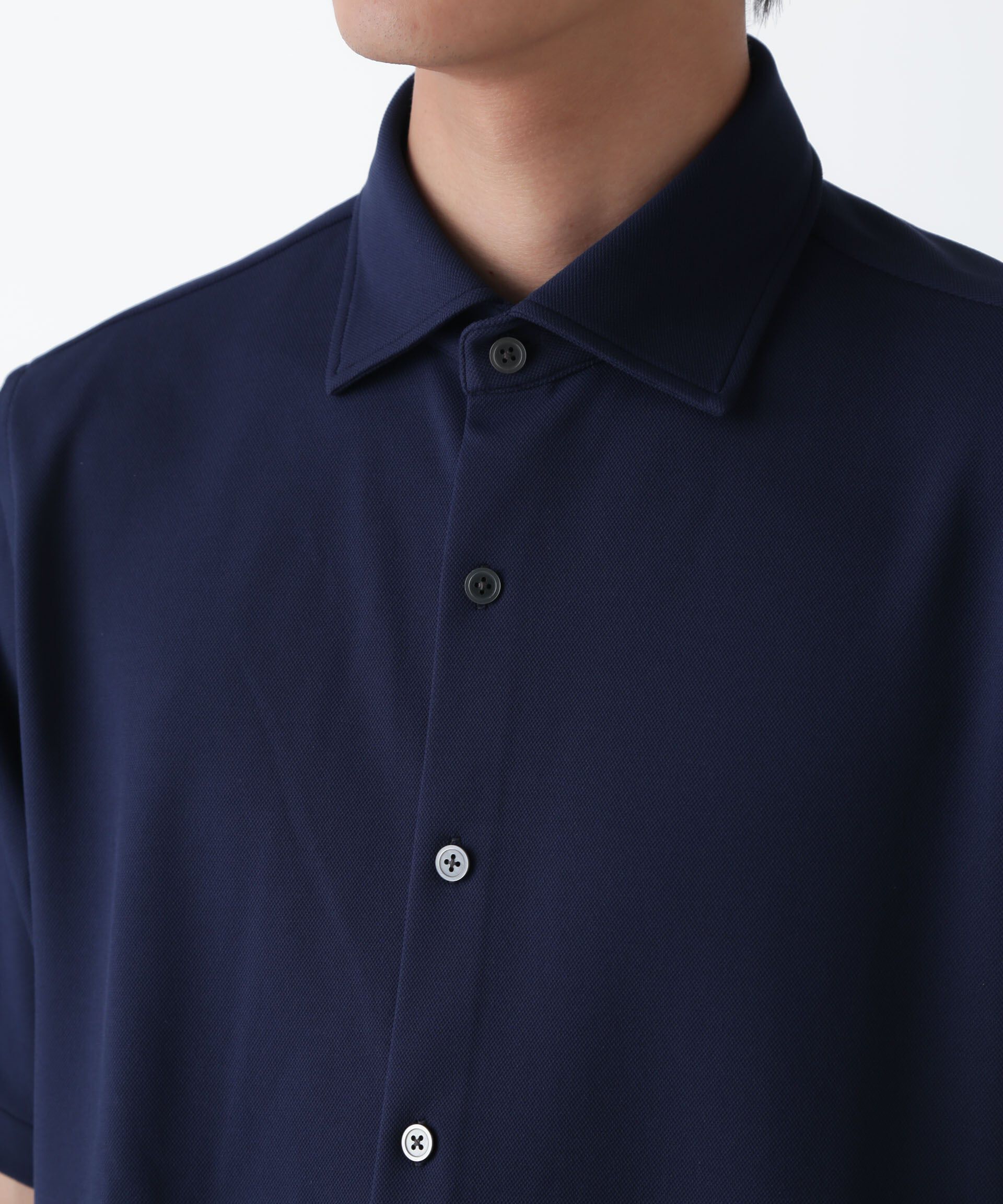 nano･universe「｢N SHIRTS｣AQUA RHYTHM(R)鹿の子シャツ 半袖」|シャツ・ブラウス|