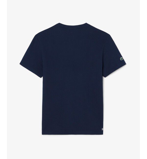 LACOSTE「『ダニール・メドベージェフ』ラケットレイヤードグラフィックプリントTシャツ」|Tシャツ・カットソー|
