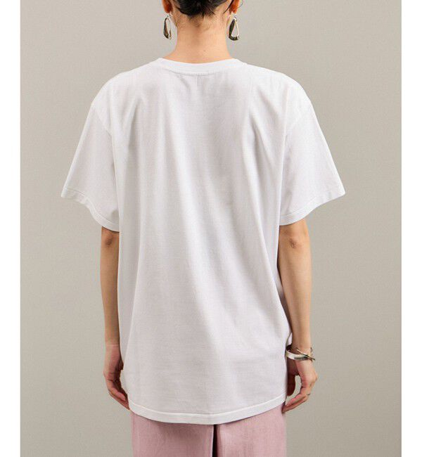 SALON adam et rope'「Over the Border グラフィックプリントTEE / レタリングTシャツ［洗える］」|Tシャツ・カットソー|