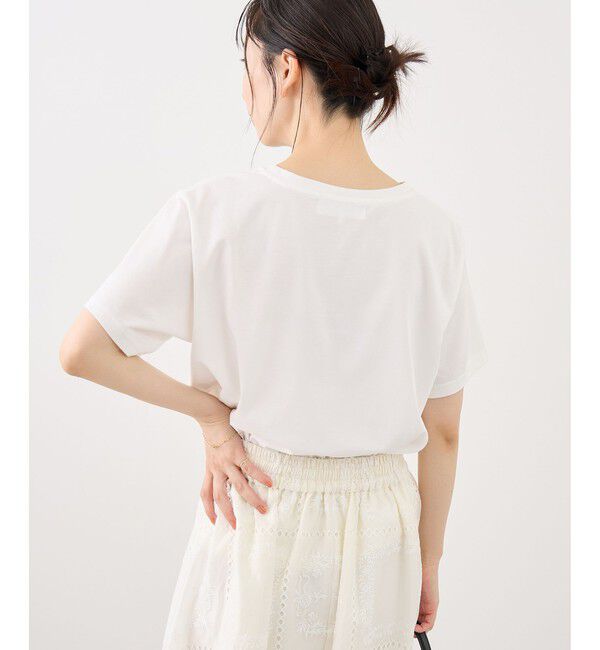Rope&rsquo;Picnic「RENUロゴ＆フォトアソートプリントTシャツ/UVカット・接触冷感・イージーケア」|Tシャツ・カットソー|