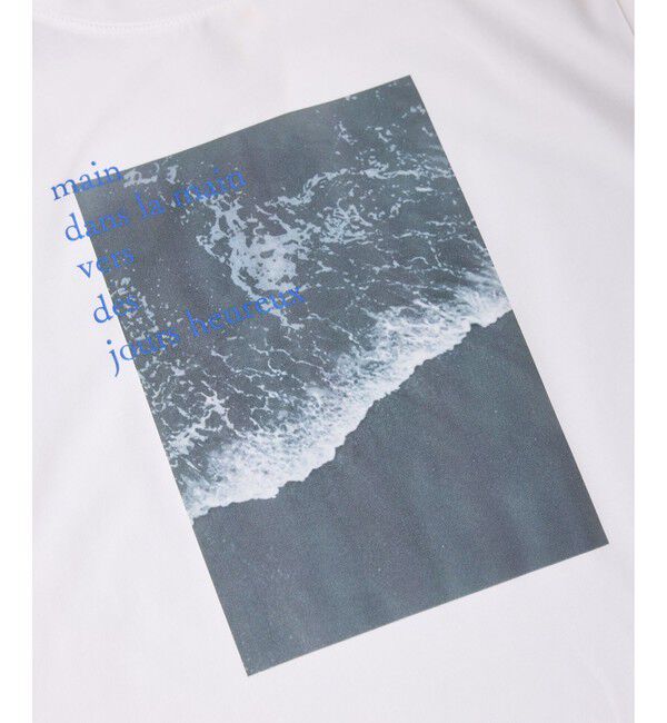 Rope&rsquo;Picnic「RENUロゴ＆フォトアソートプリントTシャツ/UVカット・接触冷感・イージーケア」|Tシャツ・カットソー|