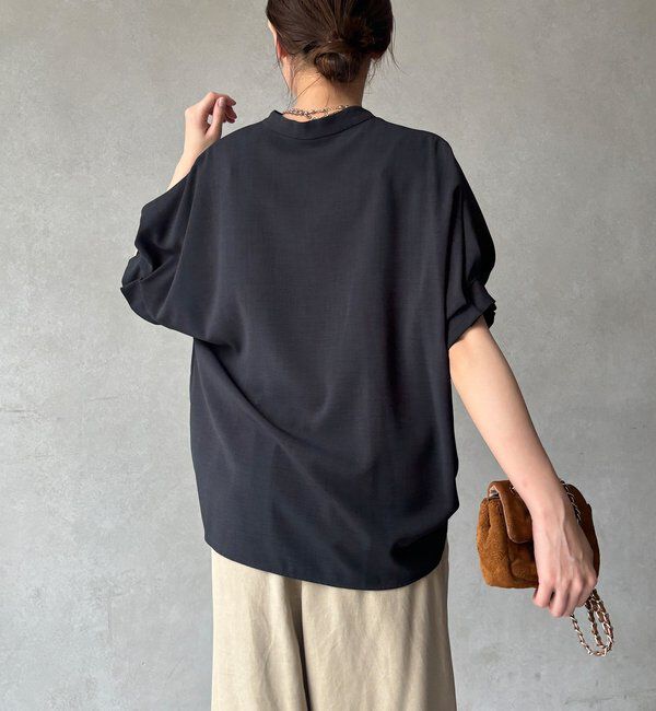 「【WEB限定】接触冷感スキッパーシャツ」|シャツ・ブラウス|