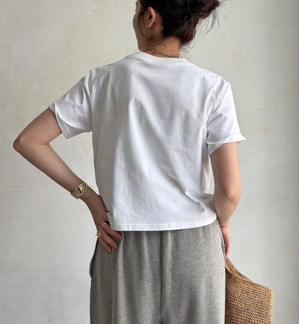  「レースドッキングTEE」|Tシャツ・カットソー|