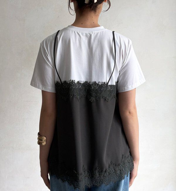  「【WEB限定】キャミドッキングTEE」|Tシャツ・カットソー|
