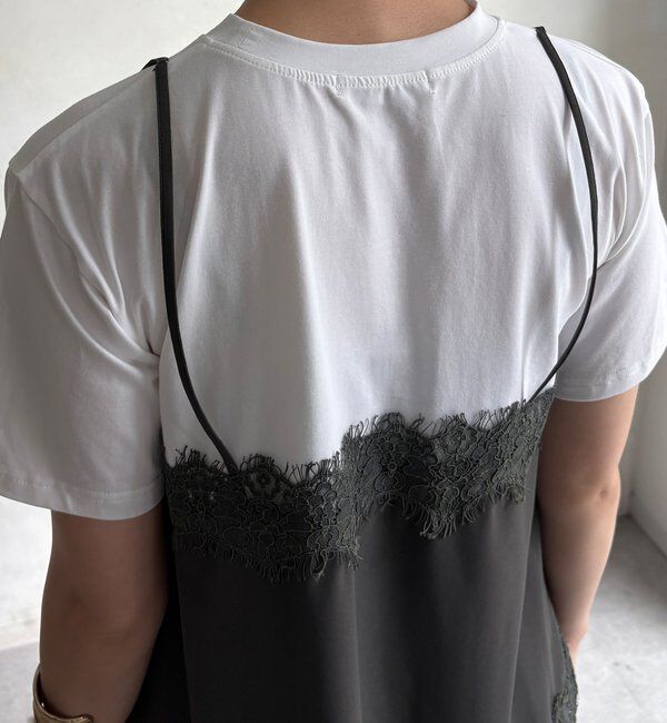  「【WEB限定】キャミドッキングTEE」|Tシャツ・カットソー|