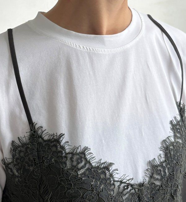  「【WEB限定】キャミドッキングTEE」|Tシャツ・カットソー|