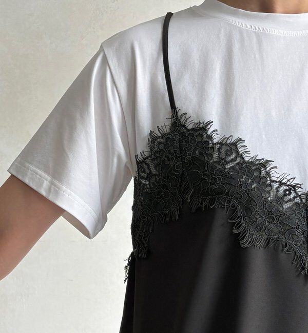  「【WEB限定】キャミドッキングTEE」|Tシャツ・カットソー|