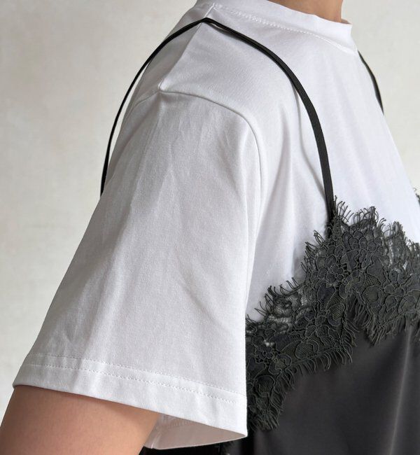  「【WEB限定】キャミドッキングTEE」|Tシャツ・カットソー|