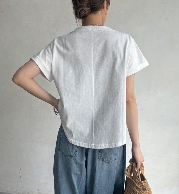  「【WEB限定】ワンポイントビジューTEE」|Tシャツ・カットソー|