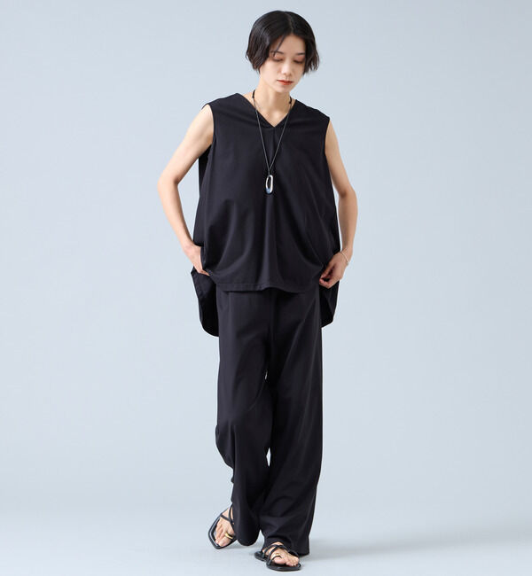 Liesse「Vネックプルオーバー」|Tシャツ・カットソー|