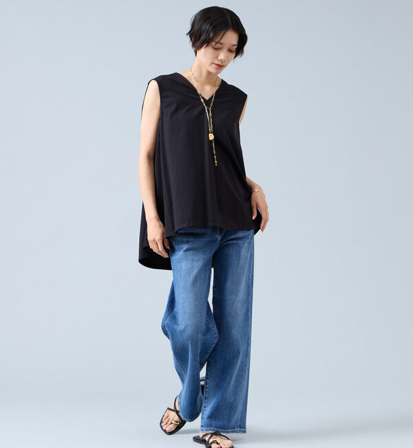 Liesse「Vネックプルオーバー」|Tシャツ・カットソー|