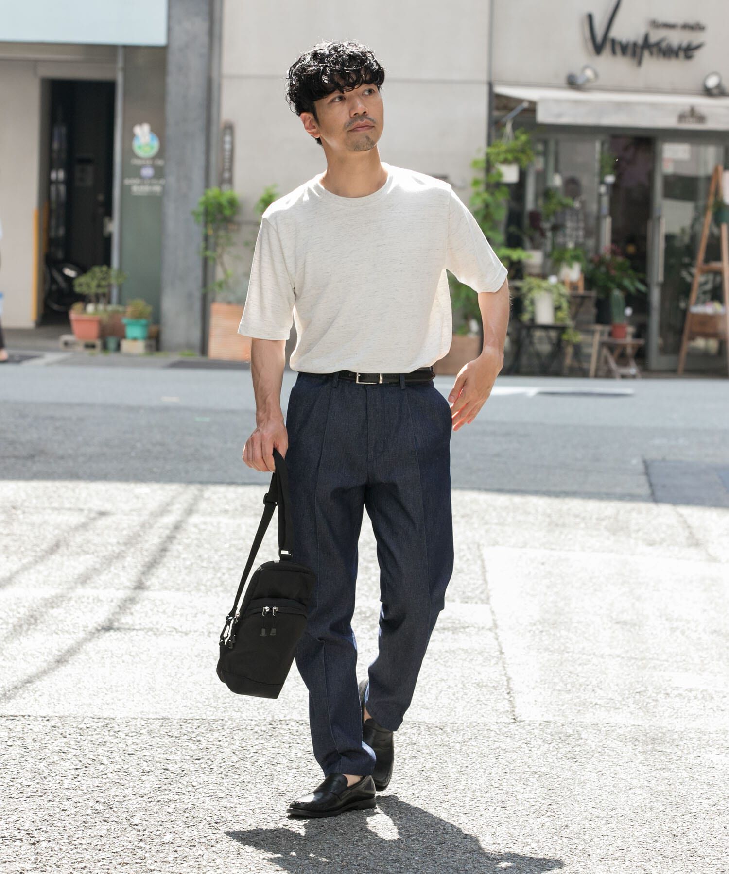 URBAN RESEARCH ROSSO「『WEB限定』『XLサイズあり』リネン混カノコクルーTシャツ」|Tシャツ・カットソー|