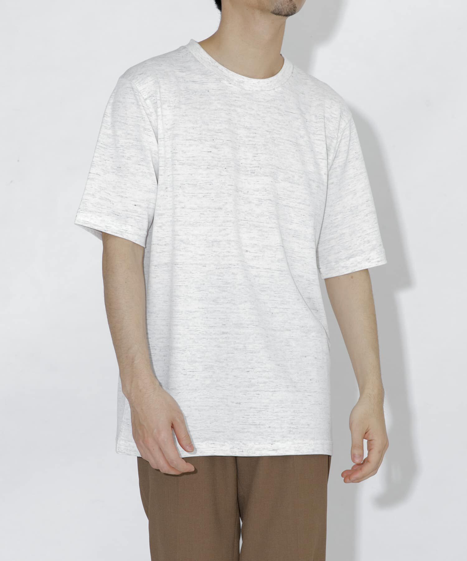 URBAN RESEARCH ROSSO「『WEB限定』『XLサイズあり』リネン混カノコクルーTシャツ」|Tシャツ・カットソー|