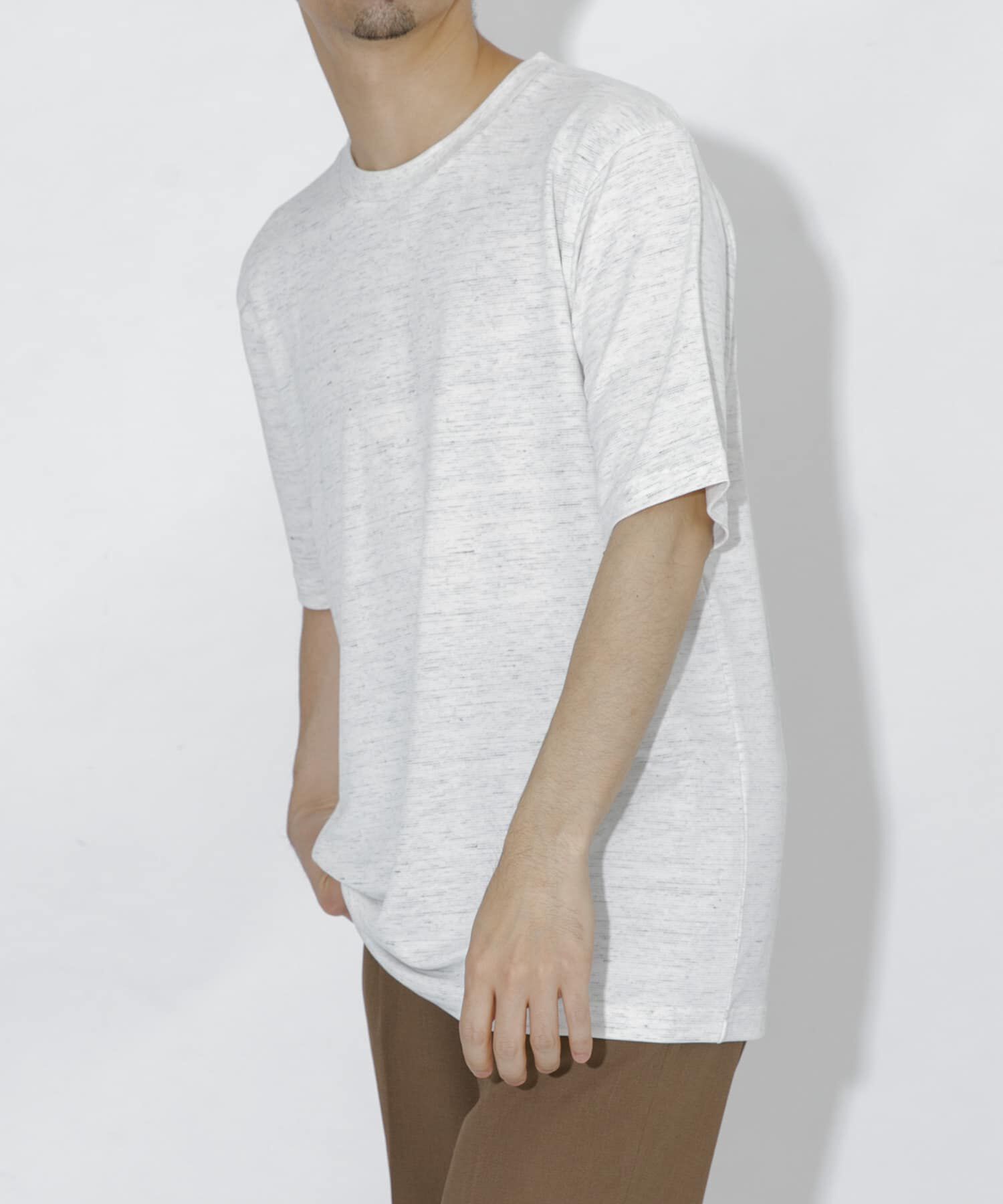 URBAN RESEARCH ROSSO「『WEB限定』『XLサイズあり』リネン混カノコクルーTシャツ」|Tシャツ・カットソー|