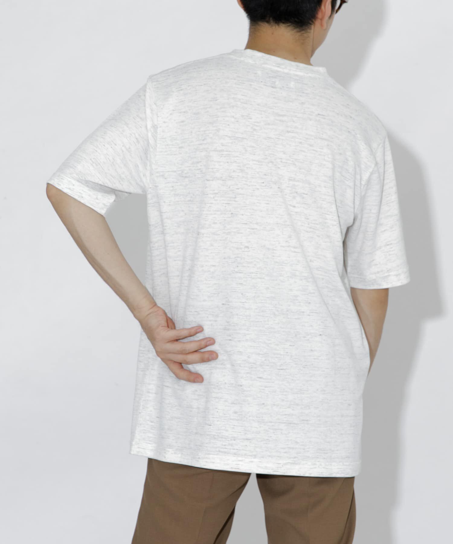 URBAN RESEARCH ROSSO「『WEB限定』『XLサイズあり』リネン混カノコクルーTシャツ」|Tシャツ・カットソー|