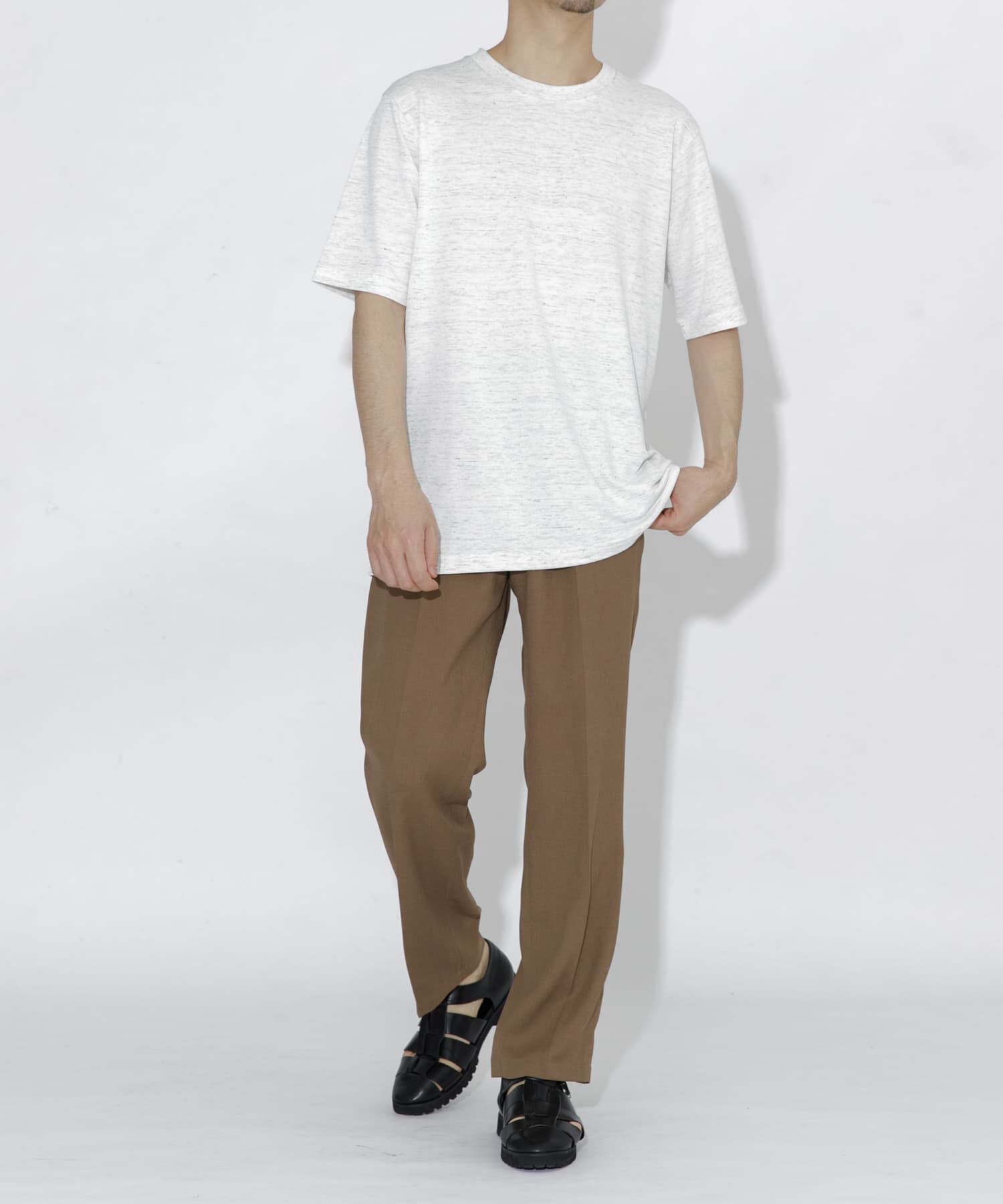 URBAN RESEARCH ROSSO「『WEB限定』『XLサイズあり』リネン混カノコクルーTシャツ」|Tシャツ・カットソー|