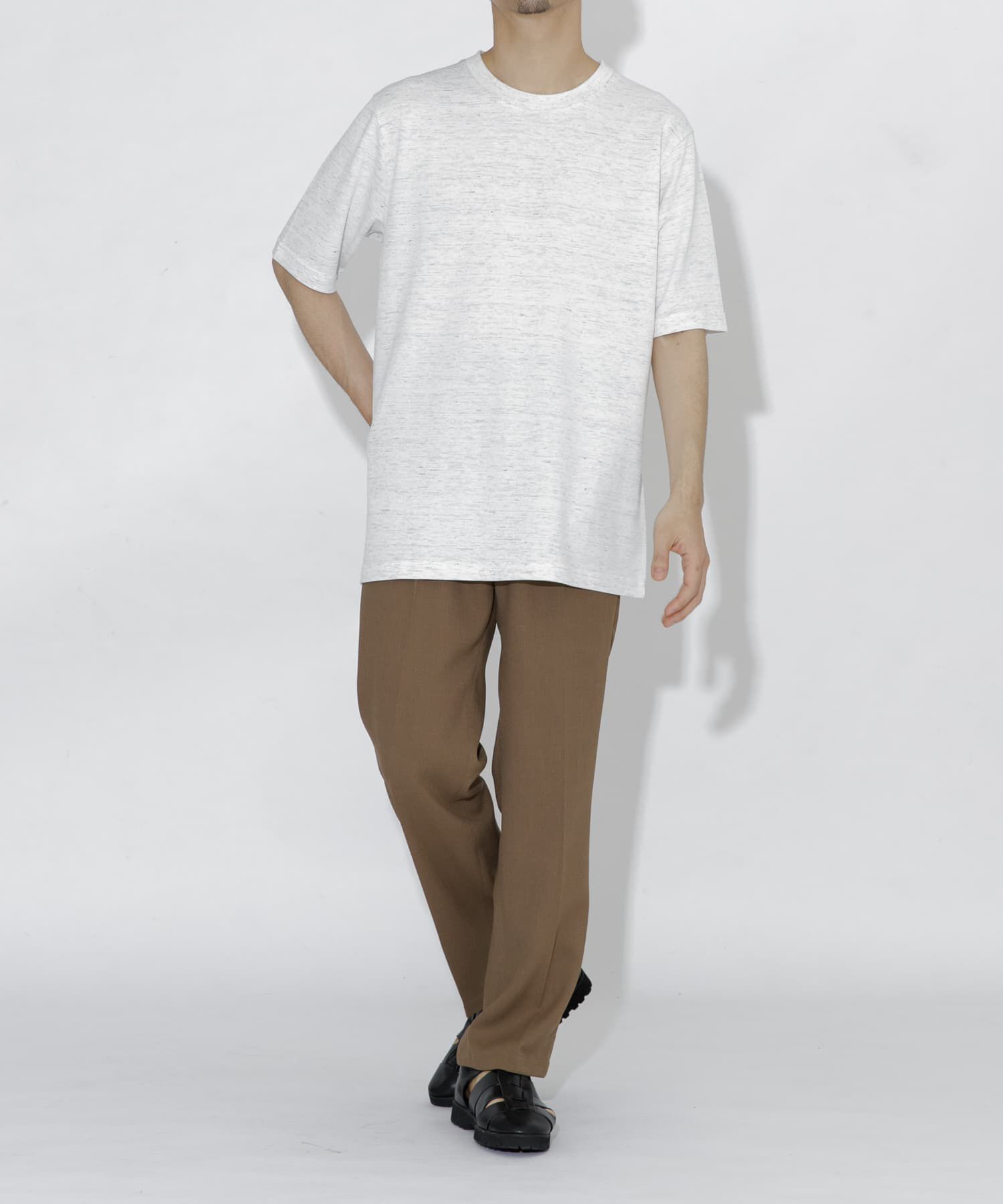 URBAN RESEARCH ROSSO「『WEB限定』『XLサイズあり』リネン混カノコクルーTシャツ」|Tシャツ・カットソー|