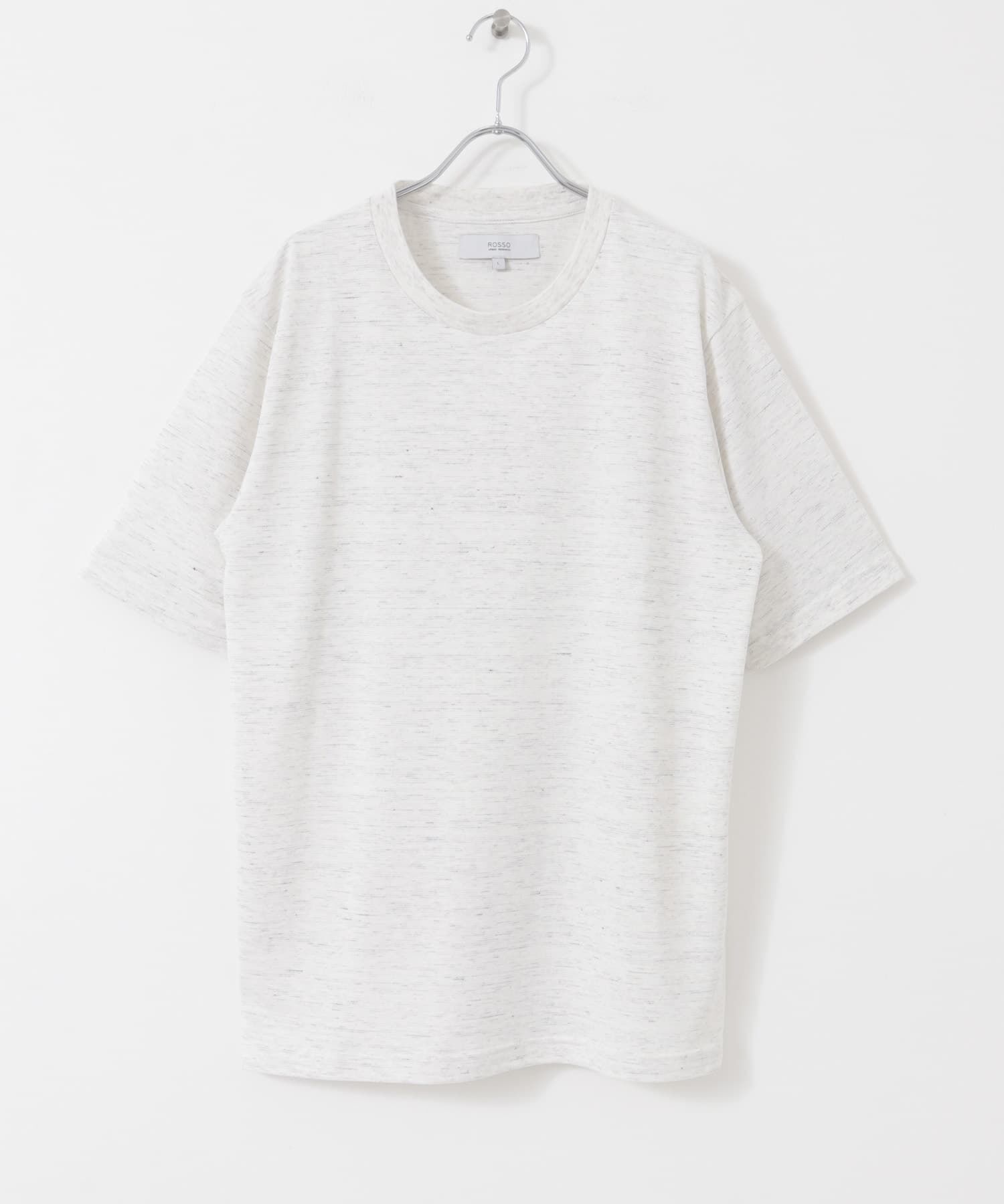 URBAN RESEARCH ROSSO「『WEB限定』『XLサイズあり』リネン混カノコクルーTシャツ」|Tシャツ・カットソー|