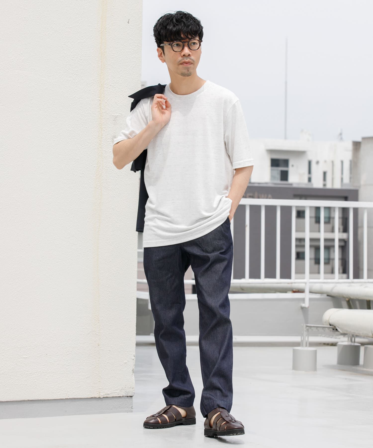 URBAN RESEARCH ROSSO「『WEB限定』『XLサイズあり』リネン混カノコクルーTシャツ」|Tシャツ・カットソー|