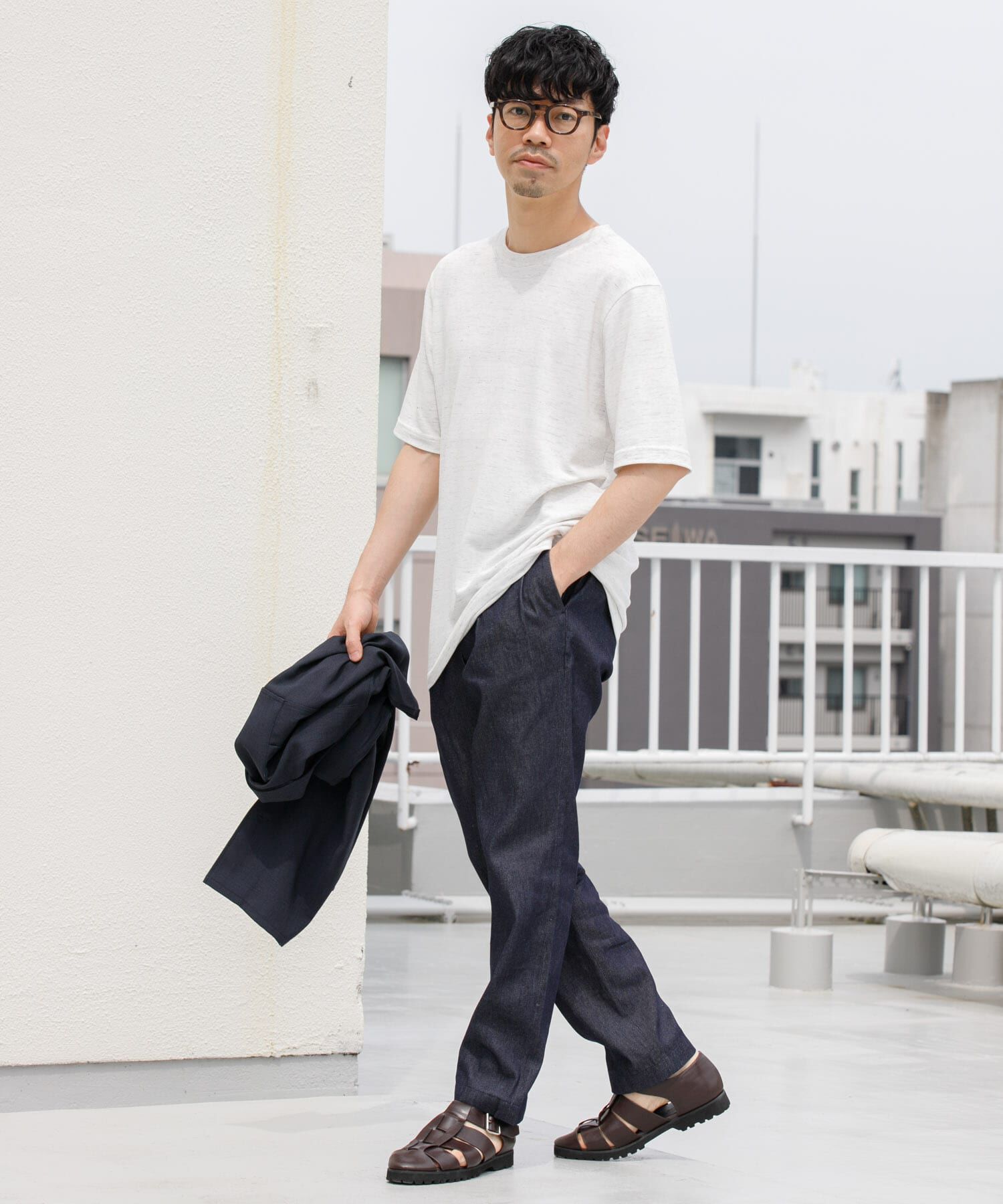 URBAN RESEARCH ROSSO「『WEB限定』『XLサイズあり』リネン混カノコクルーTシャツ」|Tシャツ・カットソー|