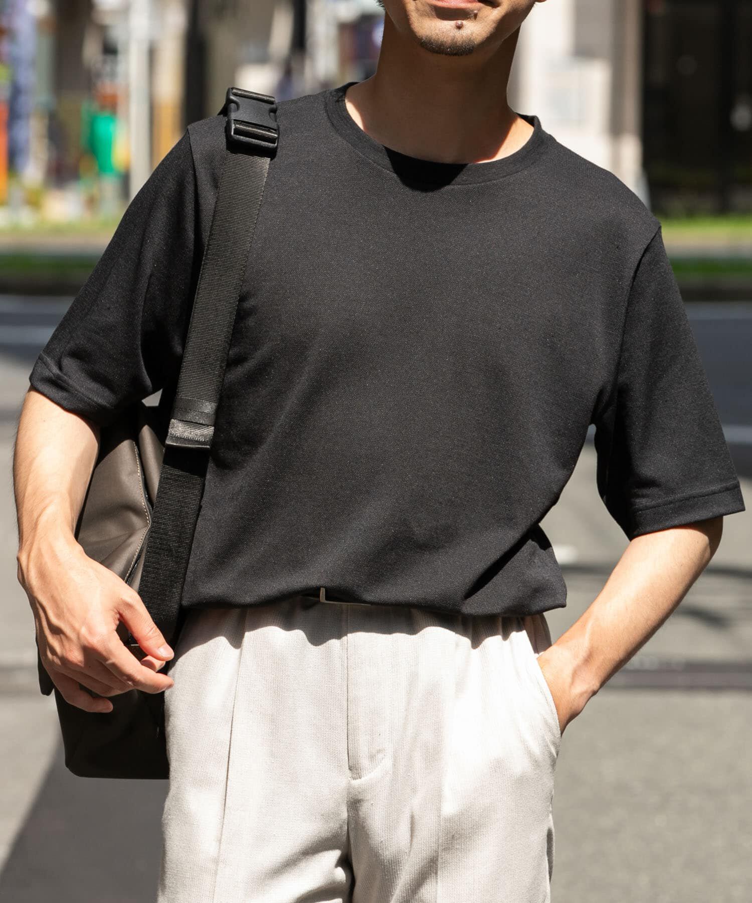 URBAN RESEARCH ROSSO「『WEB限定』『XLサイズあり』リネン混カノコクルーTシャツ」|Tシャツ・カットソー|