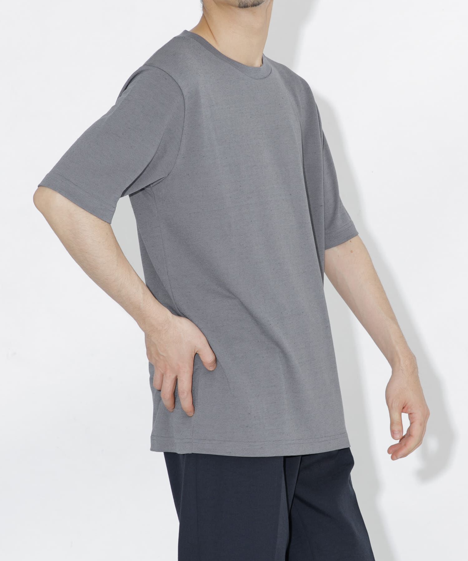 URBAN RESEARCH ROSSO「『WEB限定』『XLサイズあり』リネン混カノコクルーTシャツ」|Tシャツ・カットソー|