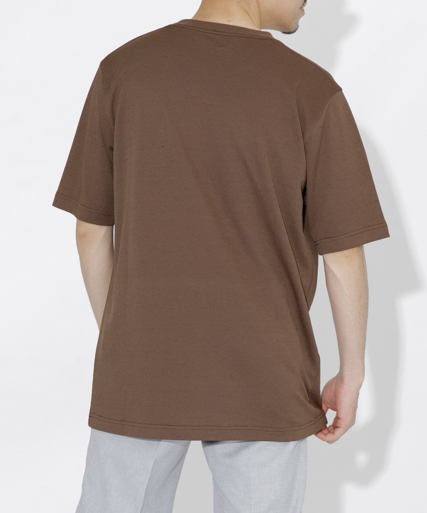 URBAN RESEARCH ROSSO「『WEB限定』『XLサイズあり』リネン混カノコクルーTシャツ」|Tシャツ・カットソー|