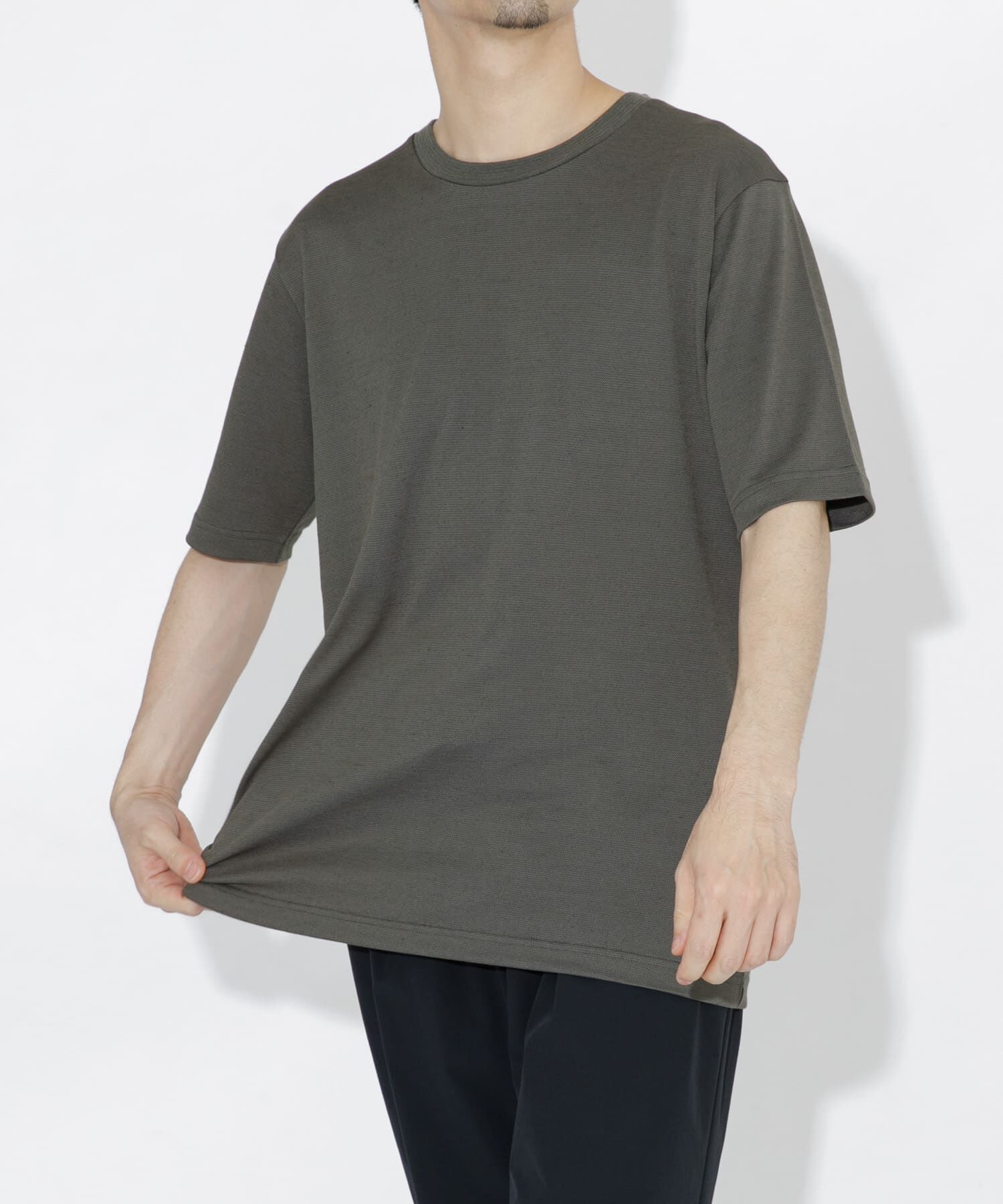 URBAN RESEARCH ROSSO「『WEB限定』『XLサイズあり』リネン混カノコクルーTシャツ」|Tシャツ・カットソー|