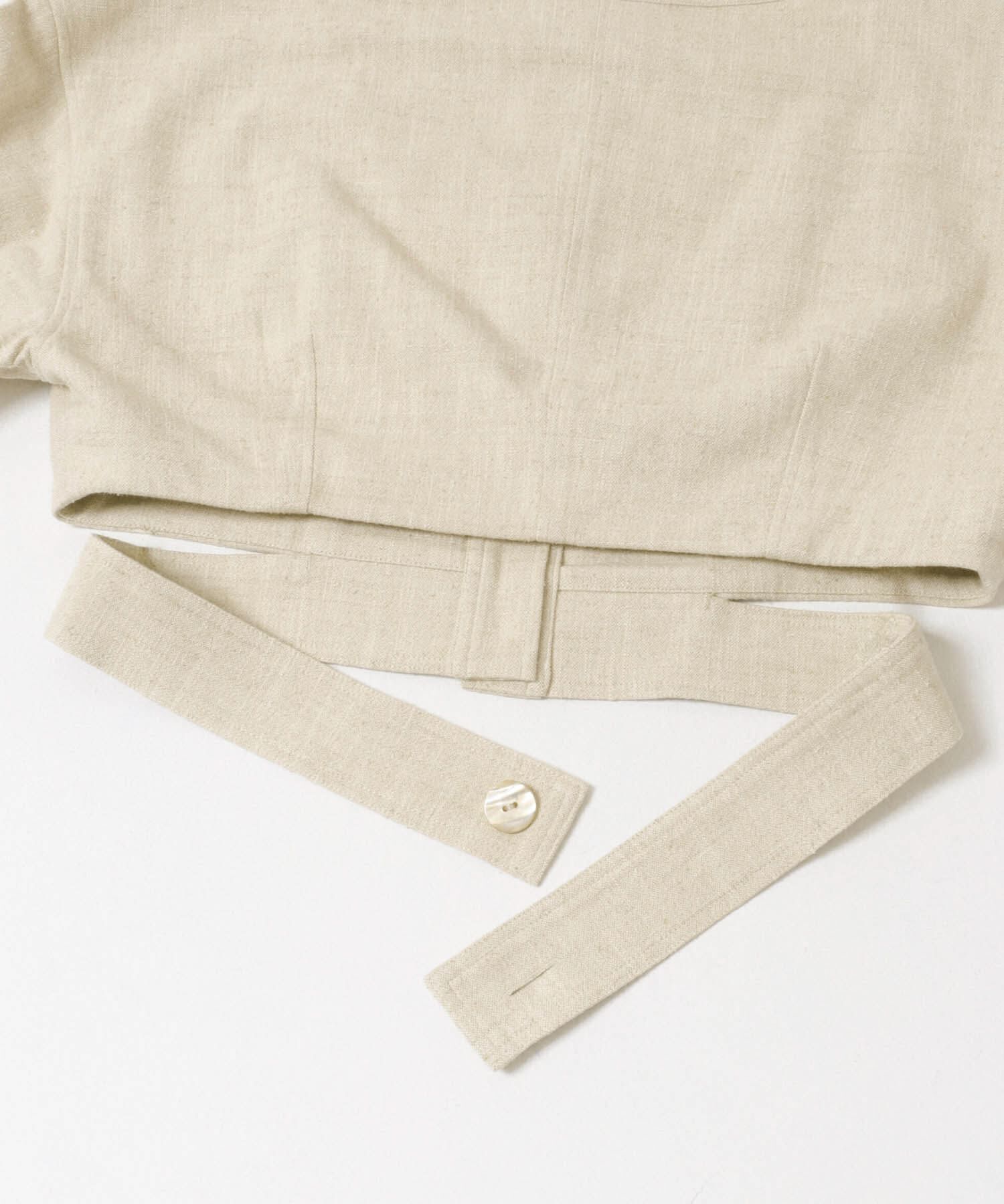 URBAN RESEARCH「new basic　SLAB NEP BELT JACKET」|ノーカラーコート|