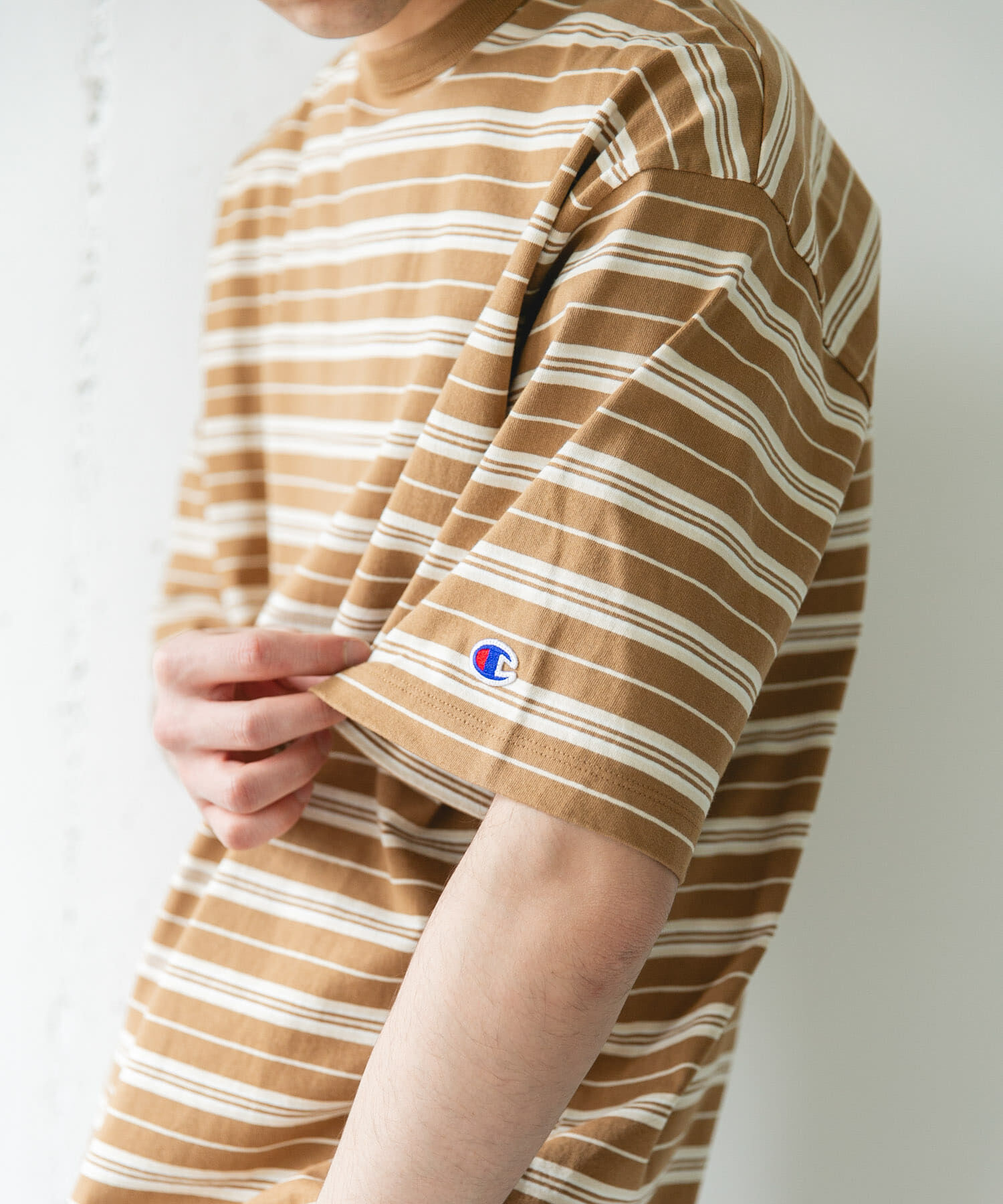 URBAN RESEARCH DOORS「『別注』CHAMPION&times;DOORS　BORDER T-SHIRTS」|Tシャツ・カットソー|