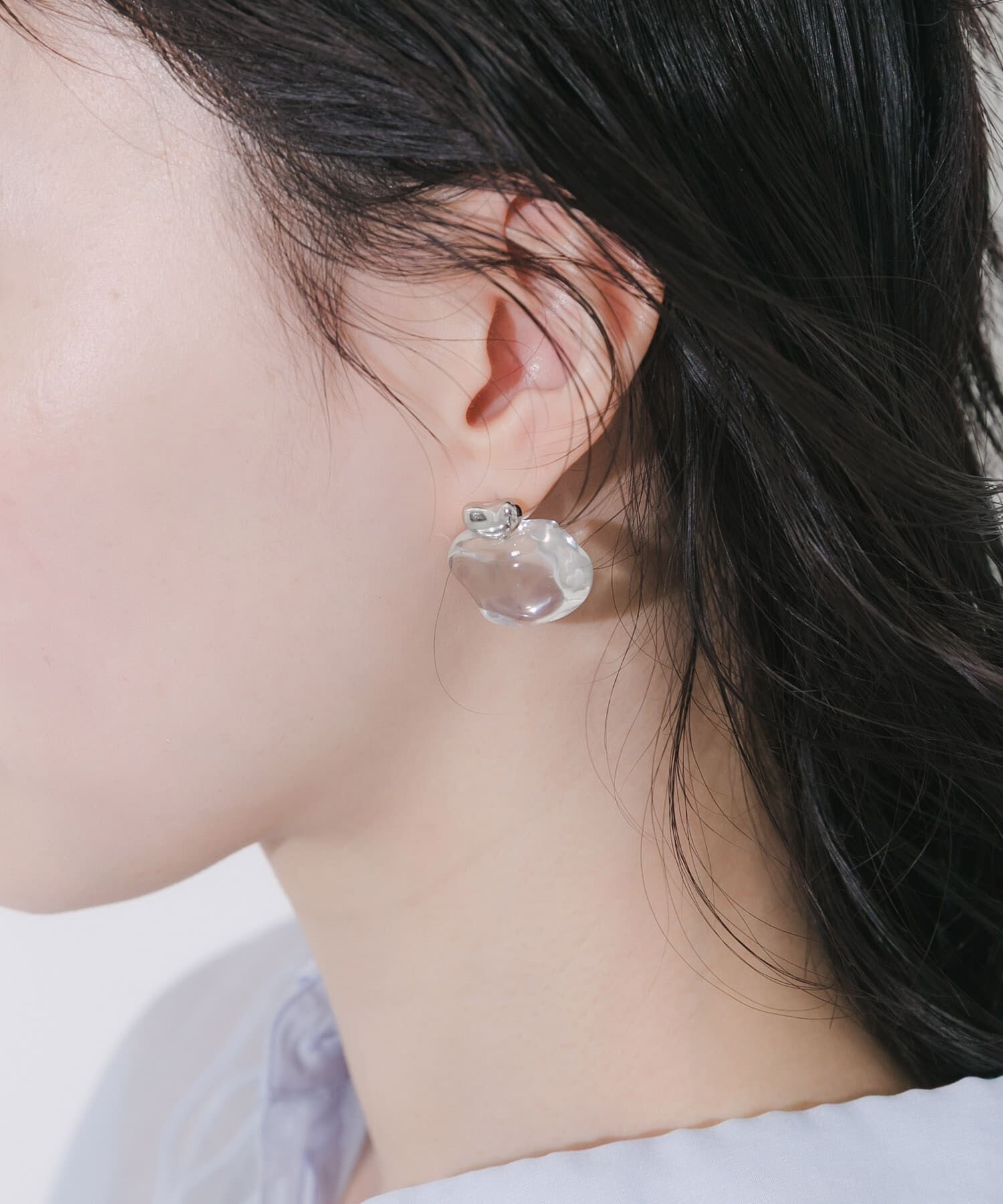 SMELLY「キューブアイスドロップピアス」|ピアス|